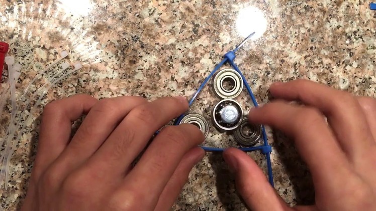 How to make a Tri-Fidget Spinner W. Zip-Ties!