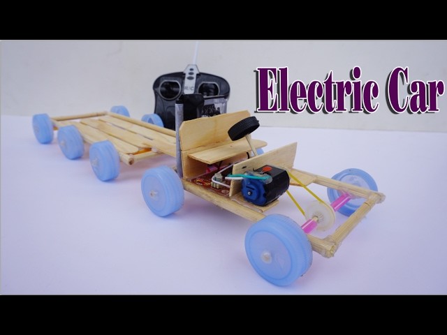 How To Make An Electric Car DIY With DC Motor - Life Hack Toy Car Very Easy