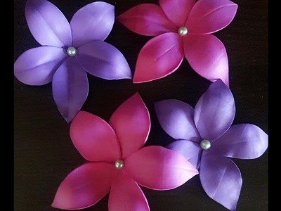 HOW TO MAKE FLOWERS FOR DECOR WITH FOAM SHEET