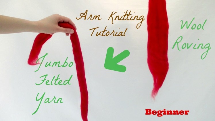 How To Make Giant Yarn For Arm Knitting (the FAST WAY)