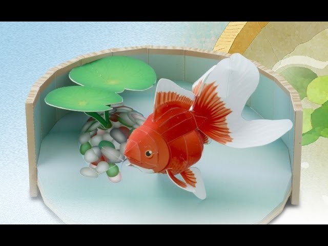 How to make GOLDFISH, Paper craft, Origami