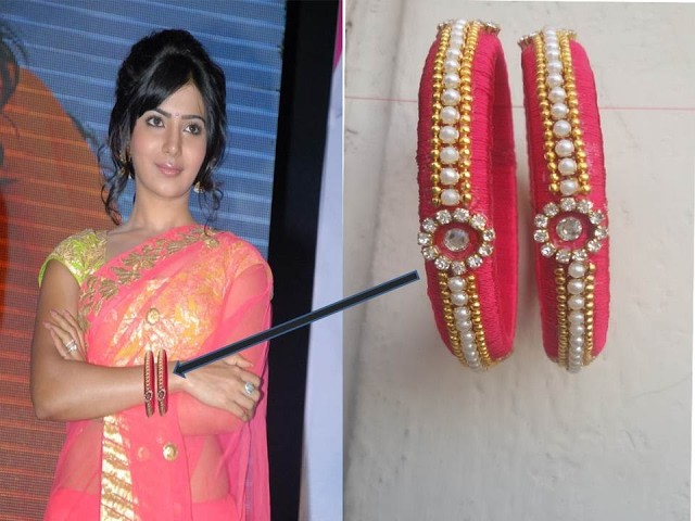 How to make silk thread bangles at home ! SAMANNTHA FASHION BANGLES ! DIY crafts ! telugu