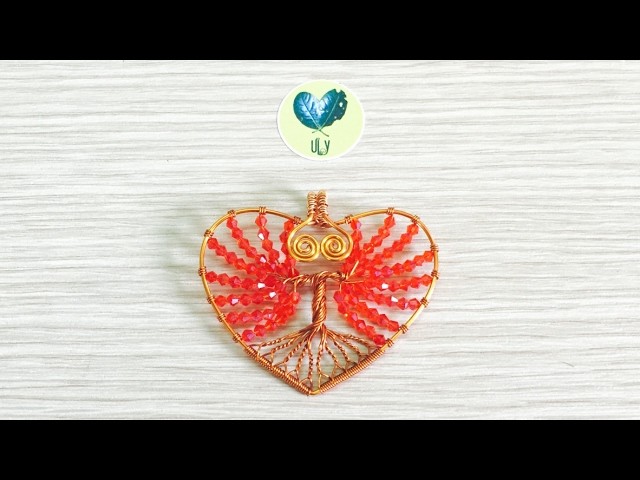 How To Make Tree Of Life Heart Pendant For Valentine