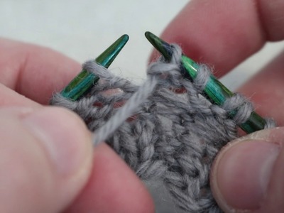 How to PFB (Purl in the Front and Back of a Stitch)