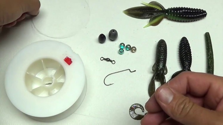 How to Tie a Carolina Rig. Fishing Rig Video for Bass Fishing and Other Species