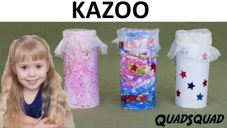 Make a Kazoo - Kids Craft Project - Craft Time with Ashley
