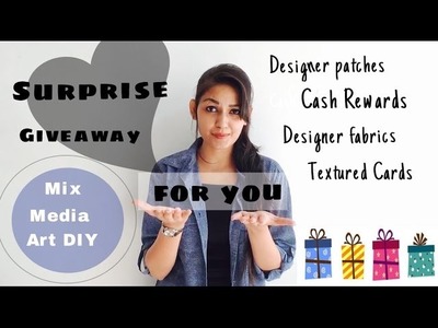 MIXED MEDIA ART for Beginners| Creative Collage DIY |GIVEAWAY for Lucky Subscribers(Close)
