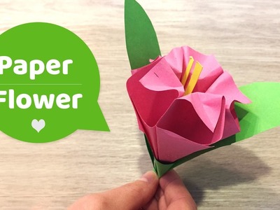 Paper Flower SIMPLE CRAFT for kids
