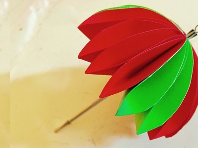 Paper Umbrella kids craft | Arts and crafts - Kids Room Decor