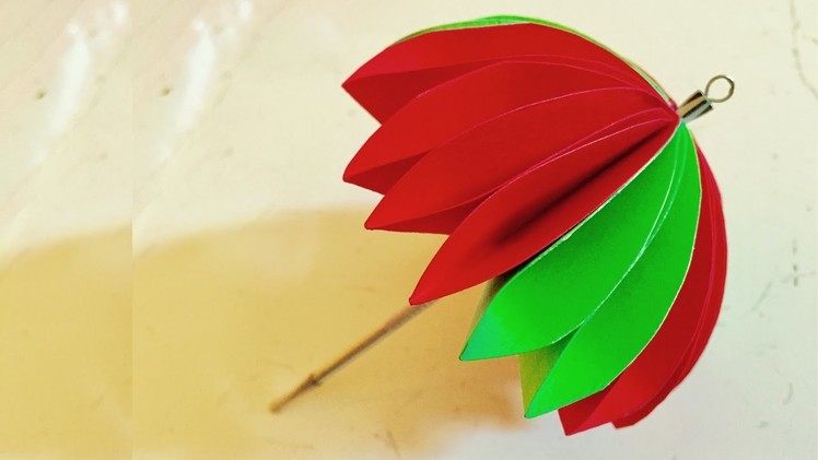 Paper Umbrella kids craft | Arts and crafts - Kids Room Decor