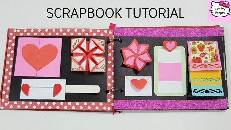 Scrapbook Tutorial.How to make Scrapbook.DIY Scrapbook Tutorial.Birthday Scrapbook Ideas