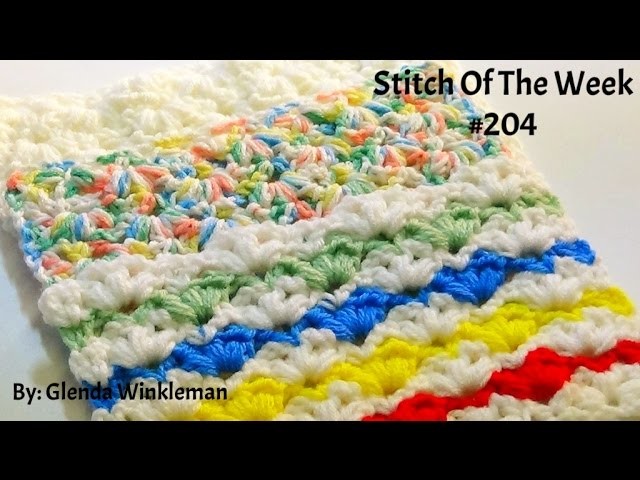 Stitch Of The Week (Triple Puff V Stitch) Crochet Tutorial