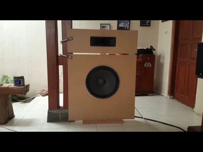 Test DIY Open baffle Speaker
