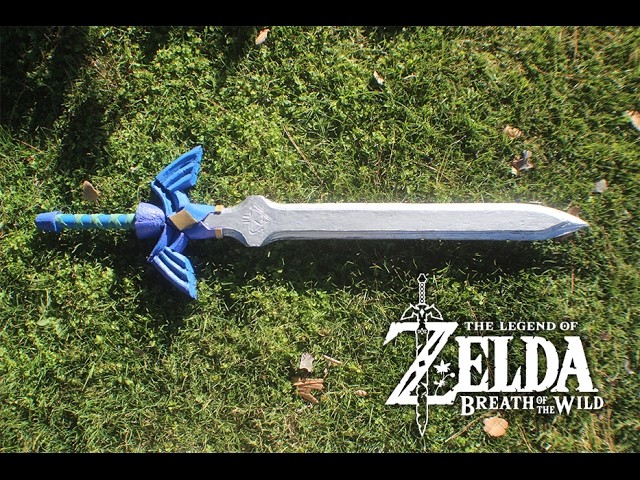 The legend of zelda breath of the wild master sword diy