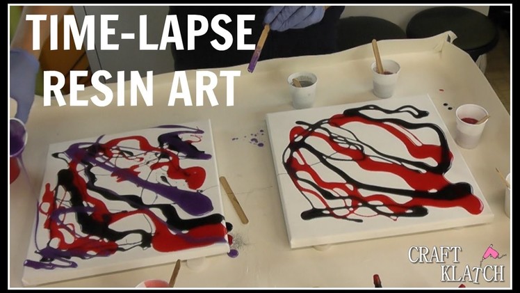 Time Lapse Resin Art | Nebula | Craft Klatch | DIY Project | How To