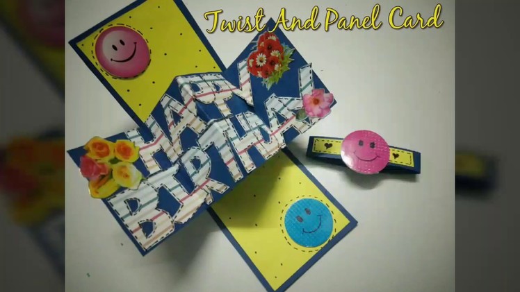 Twist And Panel Birthday Card Tutorial | How To | CraftLas