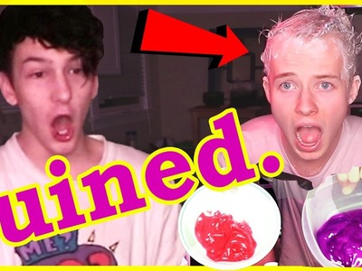 WE DESTROYED OUR HAIR (DIY gone very wrong. )