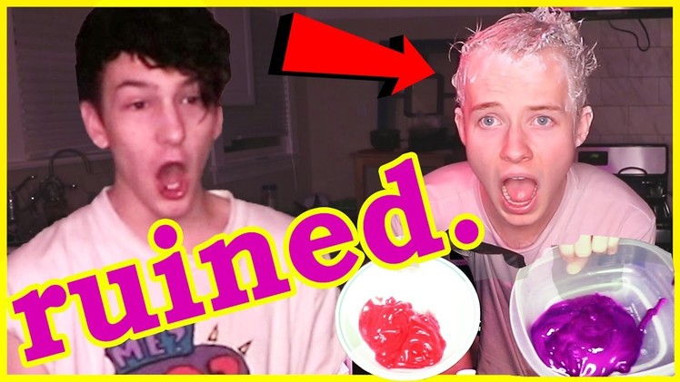 WE DESTROYED OUR HAIR (DIY gone very wrong. )