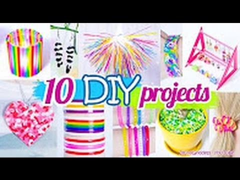 10 DIY Projects With Drinking Straws  10 New Amazing Drinking Straw Crafts and Life Hacks