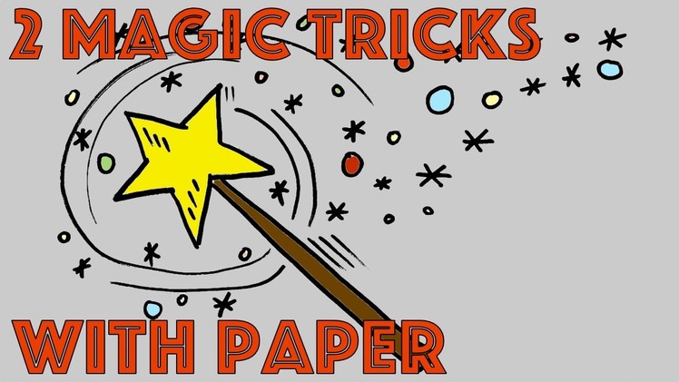 2 EASY MAGIC LOGICAL tricks with paper