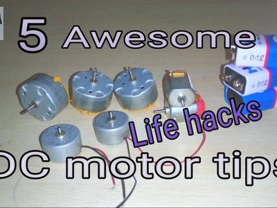 5 useful things from DC motor-DIY Awesome idea