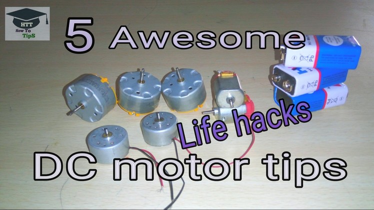 5 useful things from DC motor-DIY Awesome idea