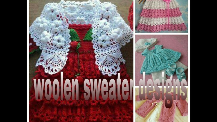 Children knitting pattern for sweater girls | Child Sweater Design |