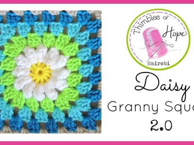 CROCHET Daisy Granny Square 2 0
