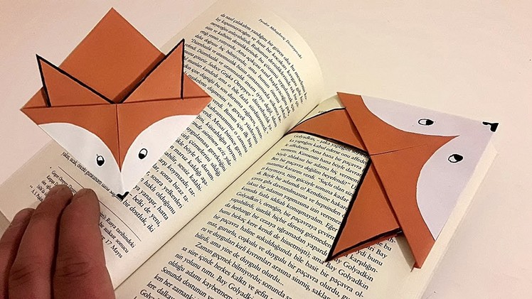 Cute Paper Bookmark - Cute Fox Bookmar Tutorial