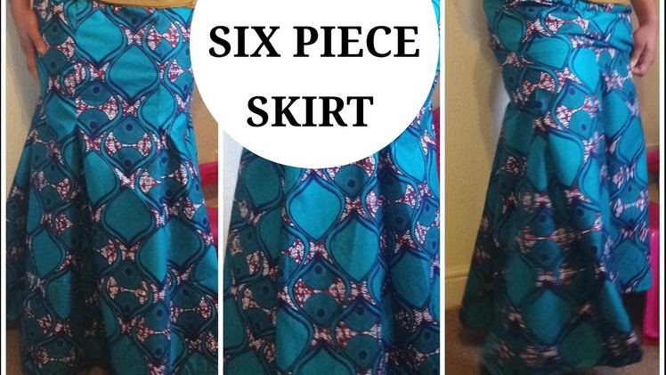 DIY: 6 PIECE SKIRT PATTERN  (EASY) MERMAID SKIRT