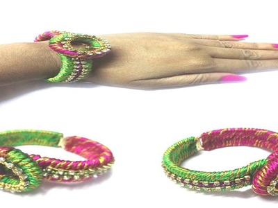 DIY - Designer Bracelet with fancy thread