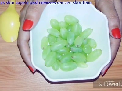 DIY Detox Facemask || Grapes with Sandlewood powder and Honey for youthful skin