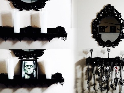 DIY Easy Gothic Baroque Themed Display.Jewelry Holder