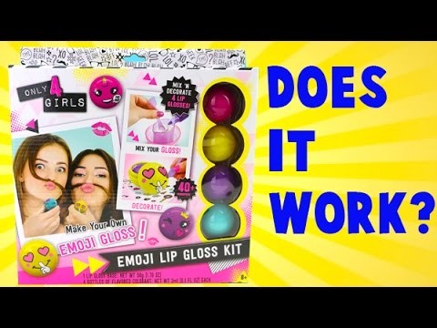 DIY Emoji LIP GLOSS Kit! How to Make Your Own Lip Gloss!