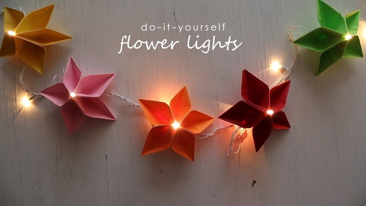 DIY: Flower Lights