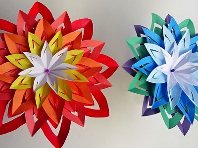 DIY Home Decor | Paper Flower | Easy And Simple Steps |