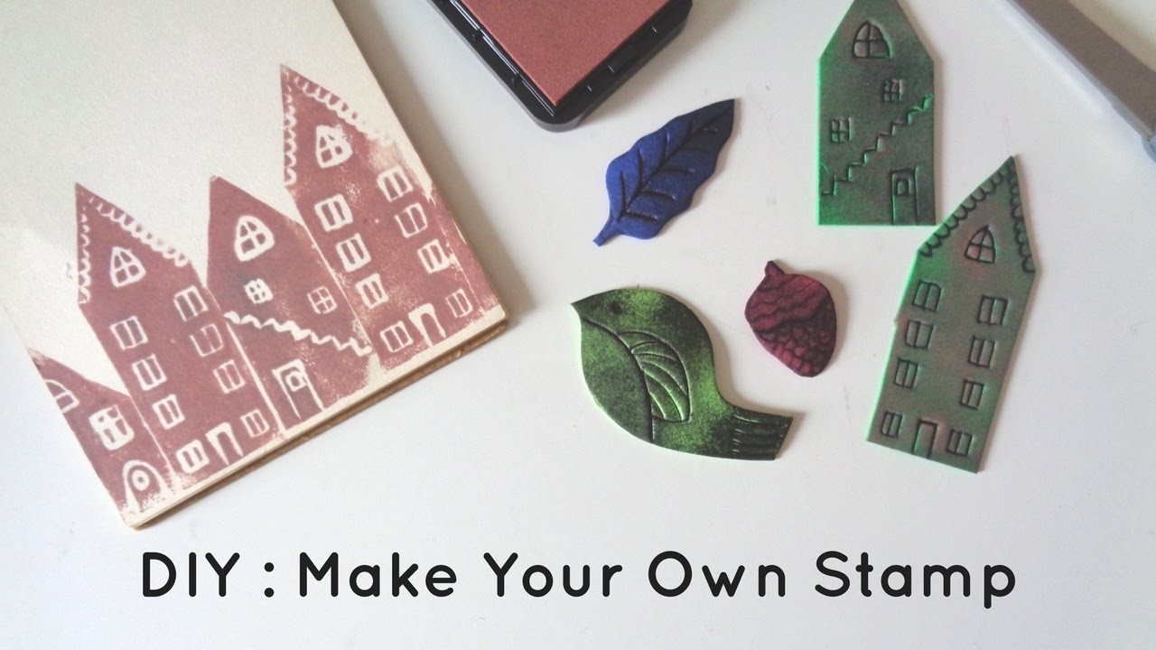 DIY : How to make a Stamp with Foam Sheets