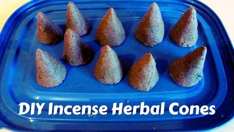 DIY Incense Herbal Cones