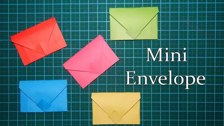 DIY || Mini Envelopes ✉️ For Scrapbook.explosion box