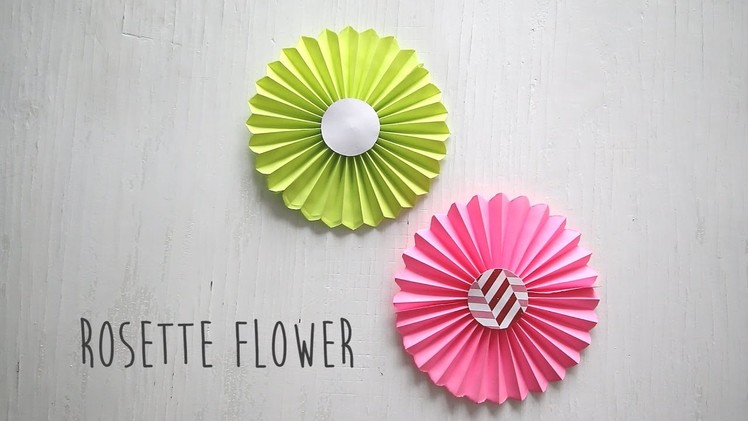 DIY: Rosette Flower