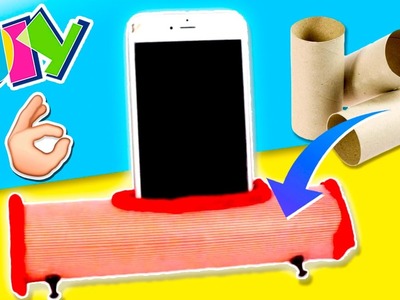 DIY Stand for SMARTPHONE ???? * Soporte para MÓVIL CASERO ♻️  ✅  Top Tips & Tricks in 1 minute