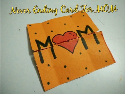 Easiest Never Ending Card For Mother's Day | How To | CraftLas
