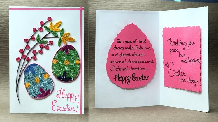 Easter Card - How to Make Quilling Easter Egg Card