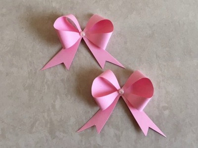 Easy and Simple Paper Bow. Ribbon ???? | Priti Sharma