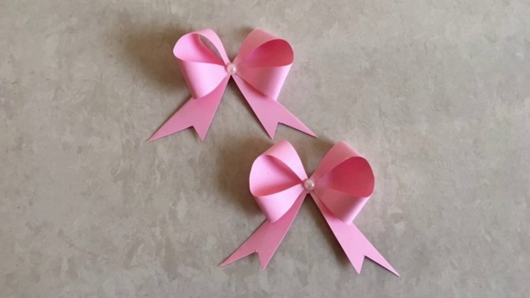 Easy and Simple Paper Bow. Ribbon ???? | Priti Sharma