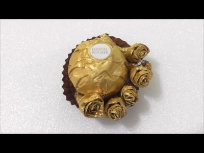 Easy Origami - How to make Rose(Ferrero Rocher)简单手工摺紙 玫瑰(Ferrero Rocher)簡単折り紙 薔薇(Ferrero Rocher)です