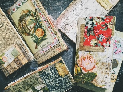 How I make my Midori Travelers Notebook Junk Journals: Part 2