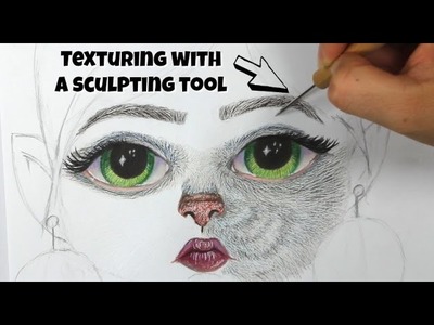 How to add texture with a sculpting tool - Channel Sheldene Fine Art