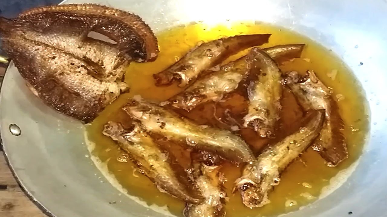 How To Cook Dried Fish In My Village - Cambodian Food In My Village
