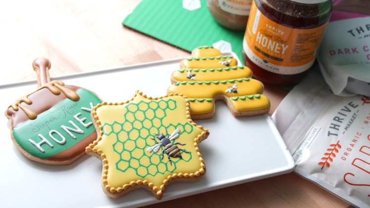 How To Decorate Honey Bee Cookies!